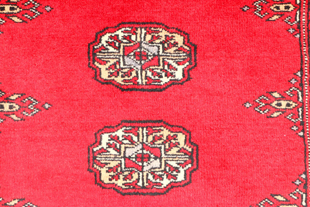 Red Bokhara 2' 7 x 8' 10 - No. 45386 - ALRUG Rug Store