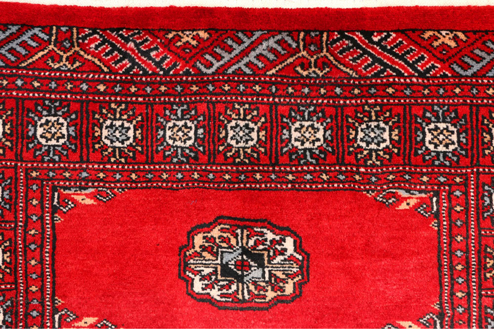 Red Bokhara 2' 6 x 9' 3 - No. 45388 - ALRUG Rug Store