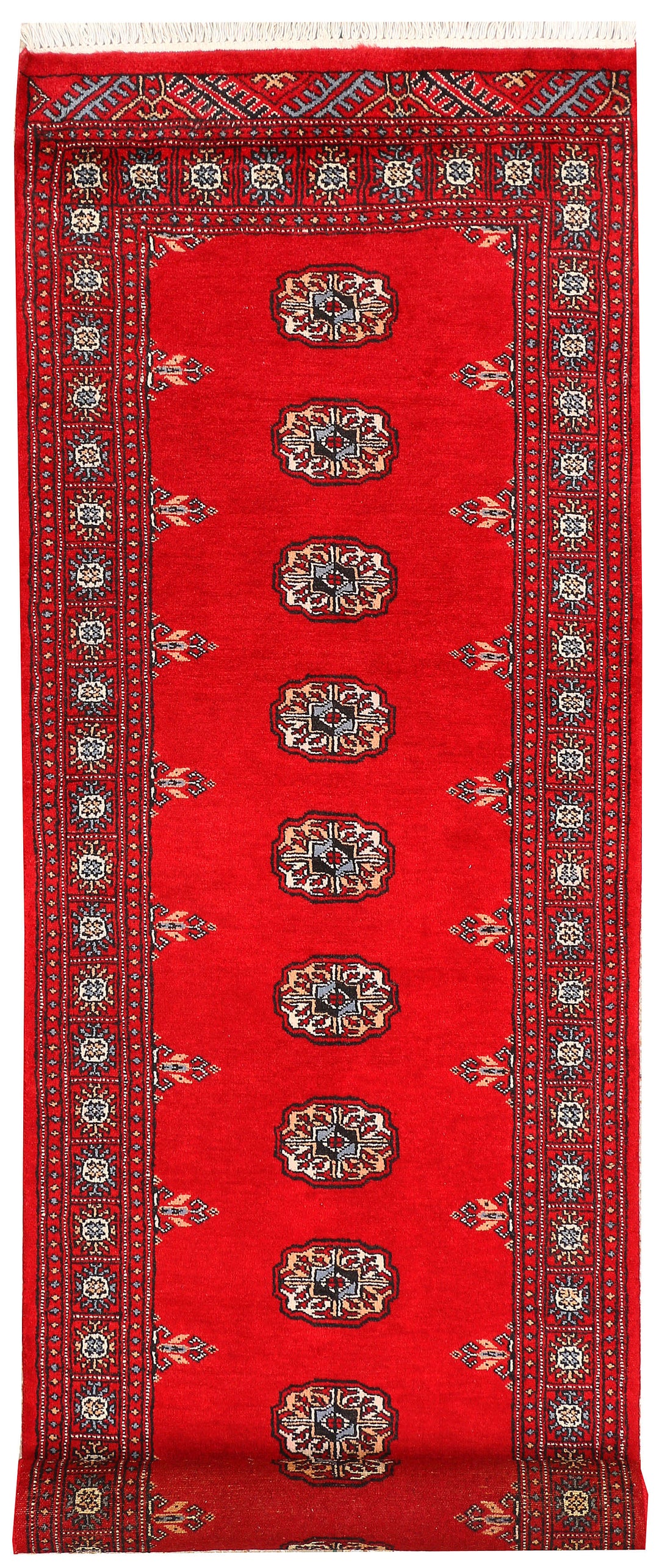 Red Bokhara 2' 6 x 9' 5 - No. 45390 - ALRUG Rug Store