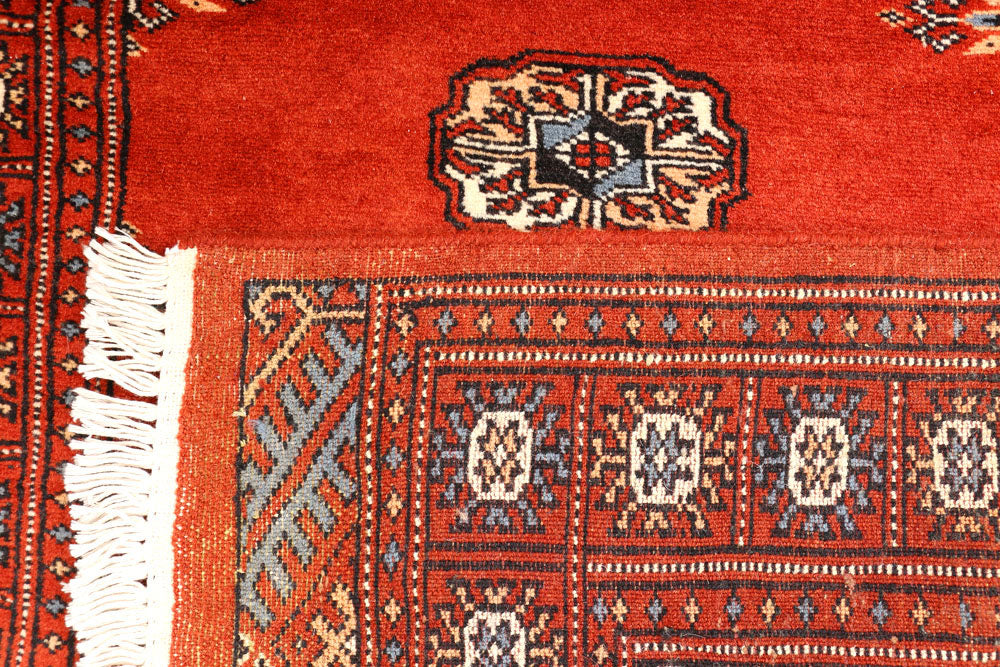 Firebrick Bokhara 2' 6 x 9' 3 - No. 45393 - ALRUG Rug Store