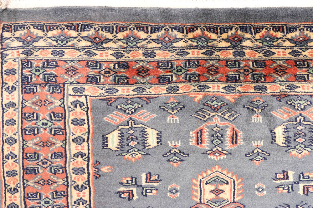 Slate Grey Caucasian 2' 6 x 9' 3 - No. 45394 - ALRUG Rug Store