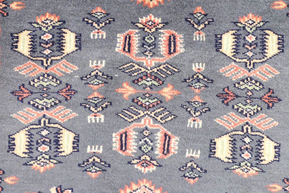 Slate Grey Caucasian 2' 6 x 9' 3 - No. 45394 - ALRUG Rug Store