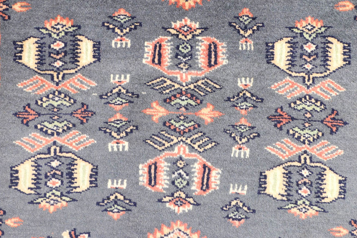 Slate Grey Caucasian 2' 6 x 9' 3 - No. 45394 - ALRUG Rug Store