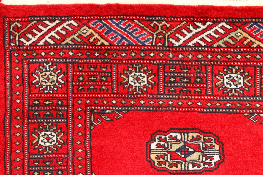Dark Red Bokhara 2' 6 x 8' 11 - No. 45396 - ALRUG Rug Store