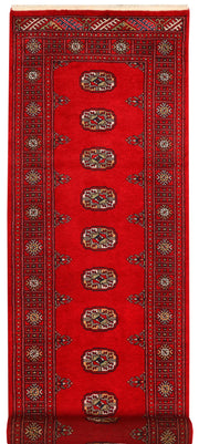 Dark Red Bokhara 2'  6" x 8'  11" - No. QA87915