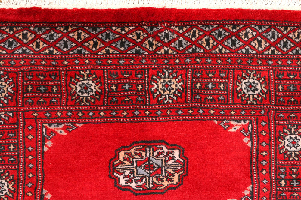 Red Bokhara 2' 7 x 8' 11 - No. 45398 - ALRUG Rug Store
