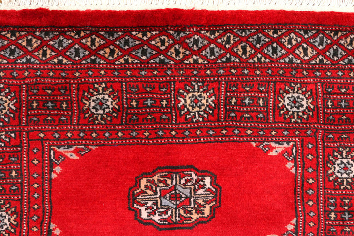 Red Bokhara 2'  7" x 8'  11" - No. QA59573
