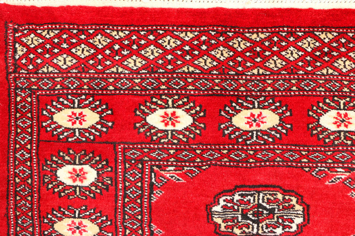 Red Bokhara 2' 6 x 8' 8 - No. 45402 - ALRUG Rug Store