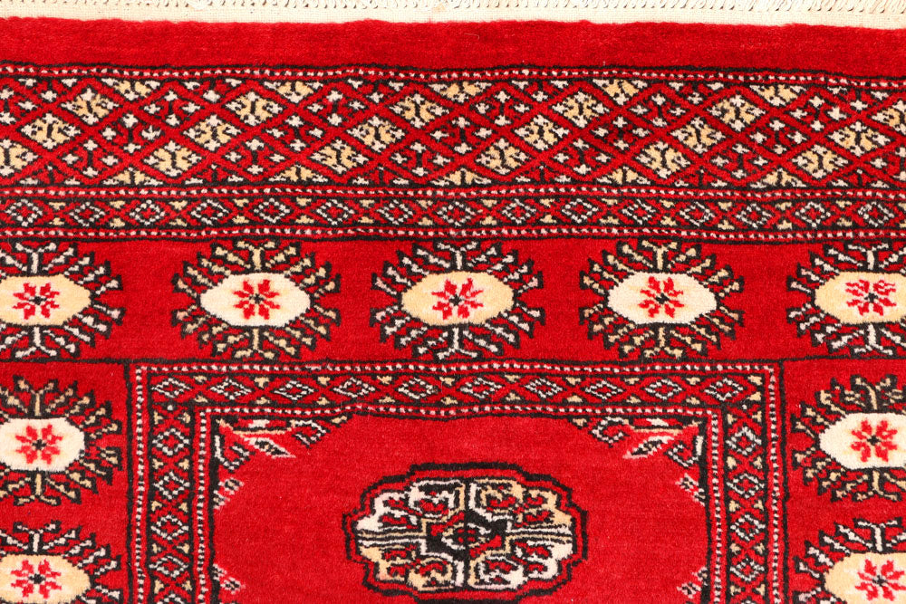 Red Bokhara 2' 6 x 8' 8 - No. 45402 - ALRUG Rug Store