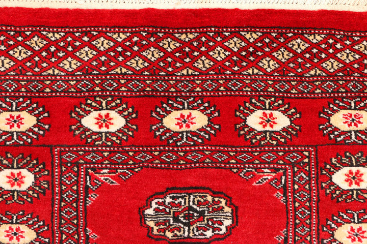 Red Bokhara 2' 6 x 8' 8 - No. 45402 - ALRUG Rug Store