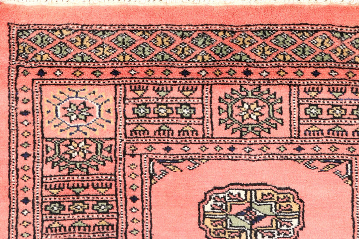 Salmon Bokhara 2' 8 x 9' 1 - No. 45403 - ALRUG Rug Store