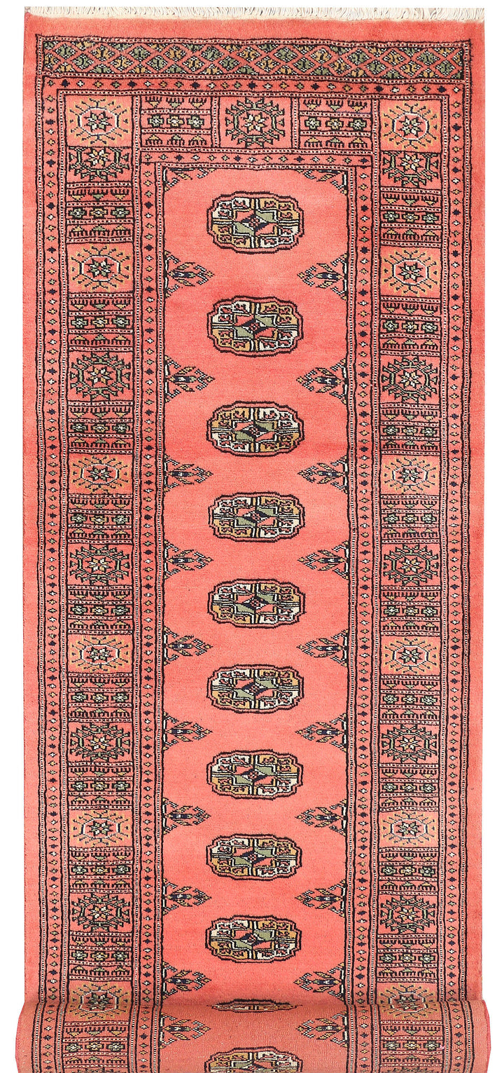 Salmon Bokhara 2' 8 x 9' 1 - No. 45403 - ALRUG Rug Store