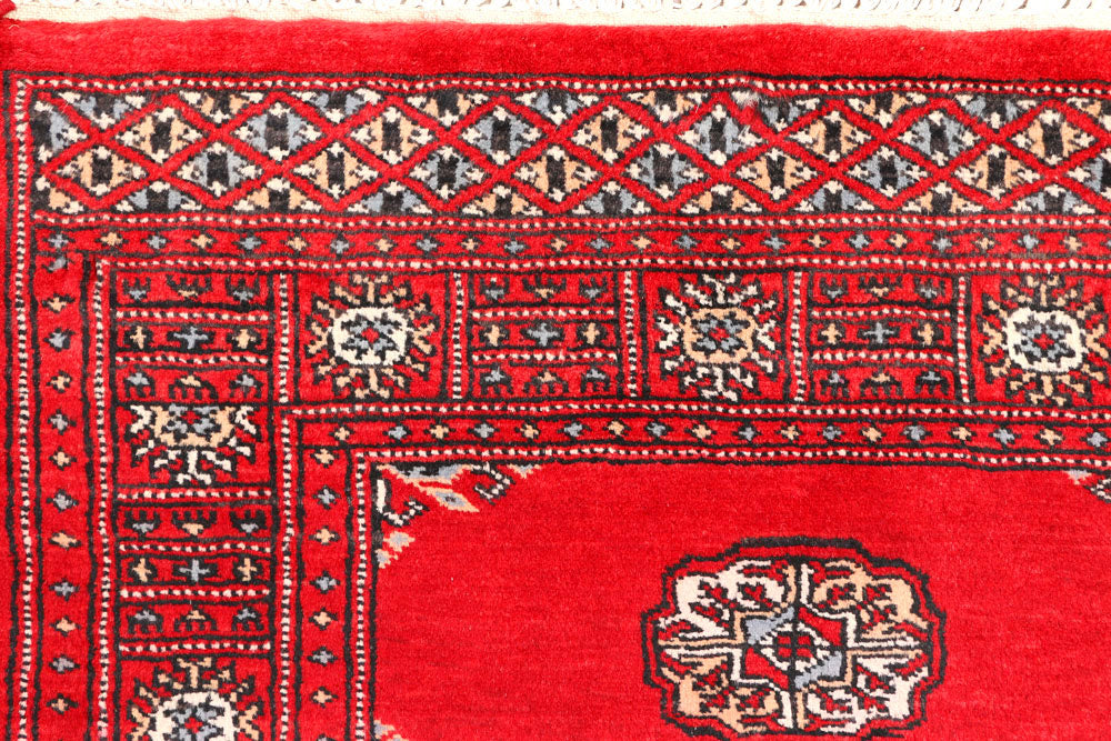 Red Bokhara 2' 7 x 8' 11 - No. 45414 - ALRUG Rug Store