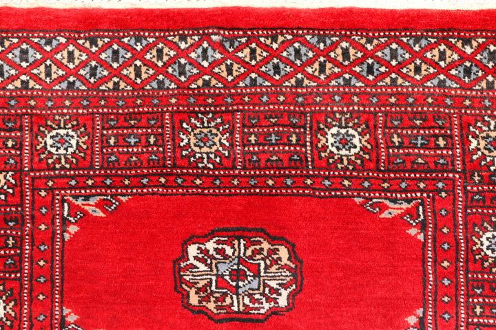 Red Bokhara 2' 7 x 8' 11 - No. 45414 - ALRUG Rug Store