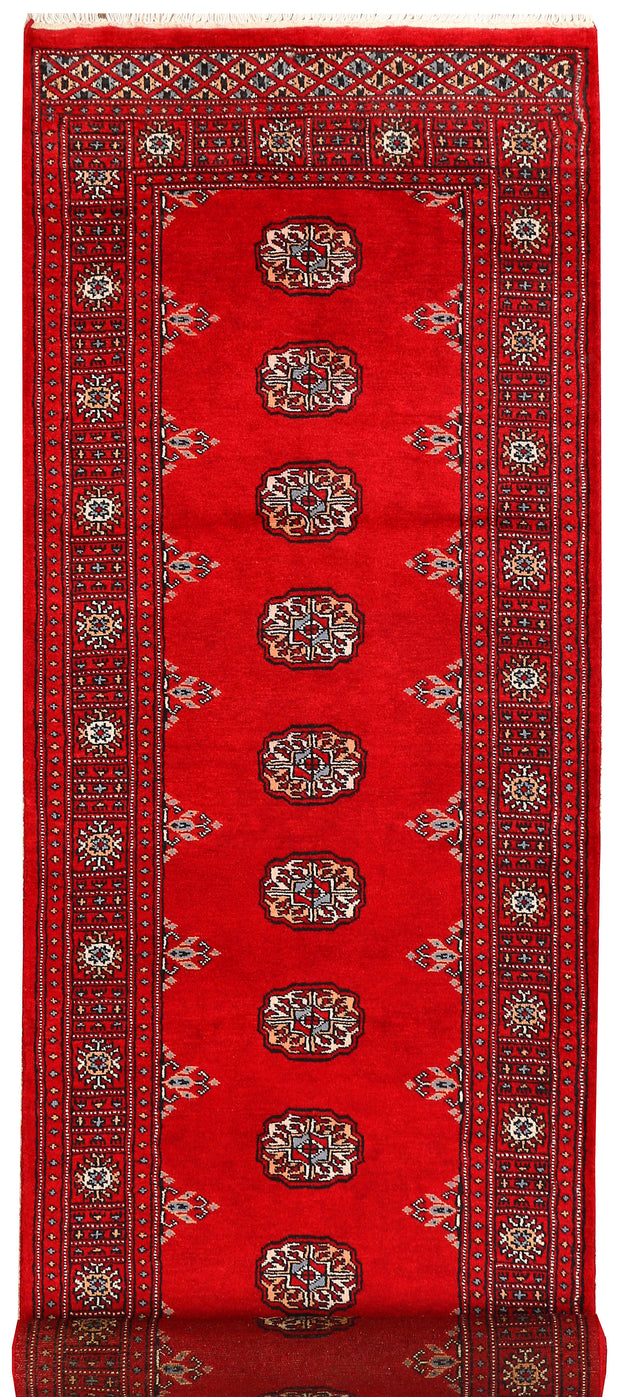 Red Bokhara 2' 7 x 8' 11 - No. 45414 - ALRUG Rug Store