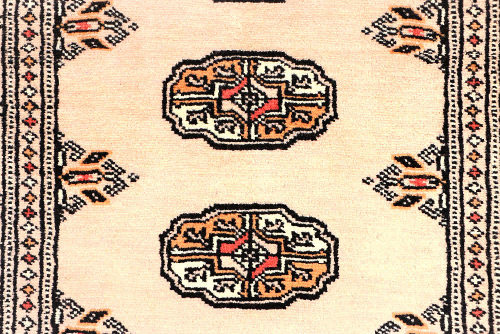 Antique White Bokhara 2' 6 x 8' 8 - No. 45415 - ALRUG Rug Store