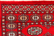 Dark Red Bokhara 2'  9" x 8'  10" - No. QA48489