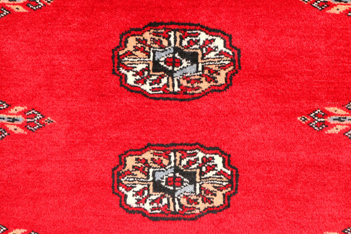 Dark Red Bokhara 2' 7 x 9' 1 - No. 45418 - ALRUG Rug Store