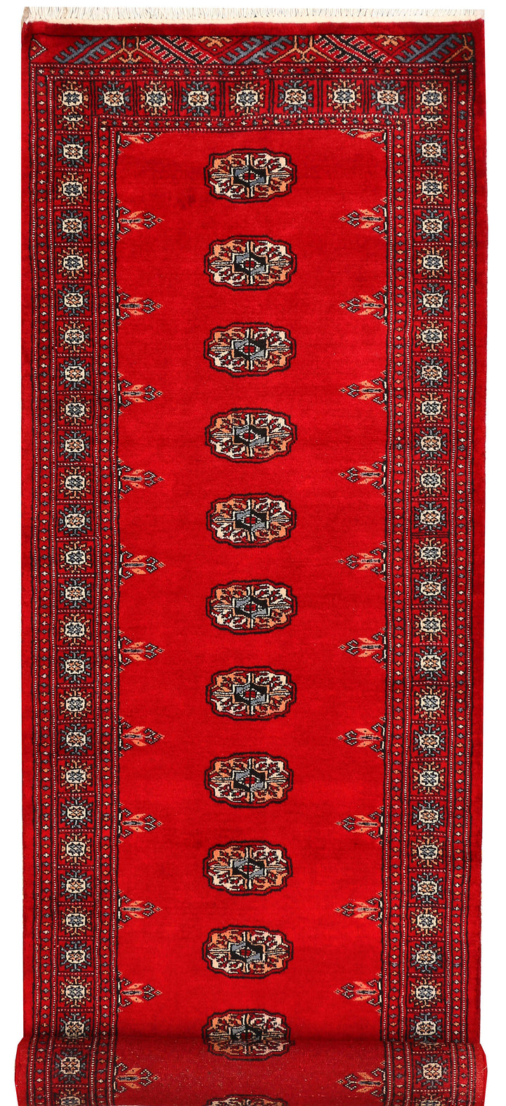 Dark Red Bokhara 2'  7" x 9'  1" - No. QA79263