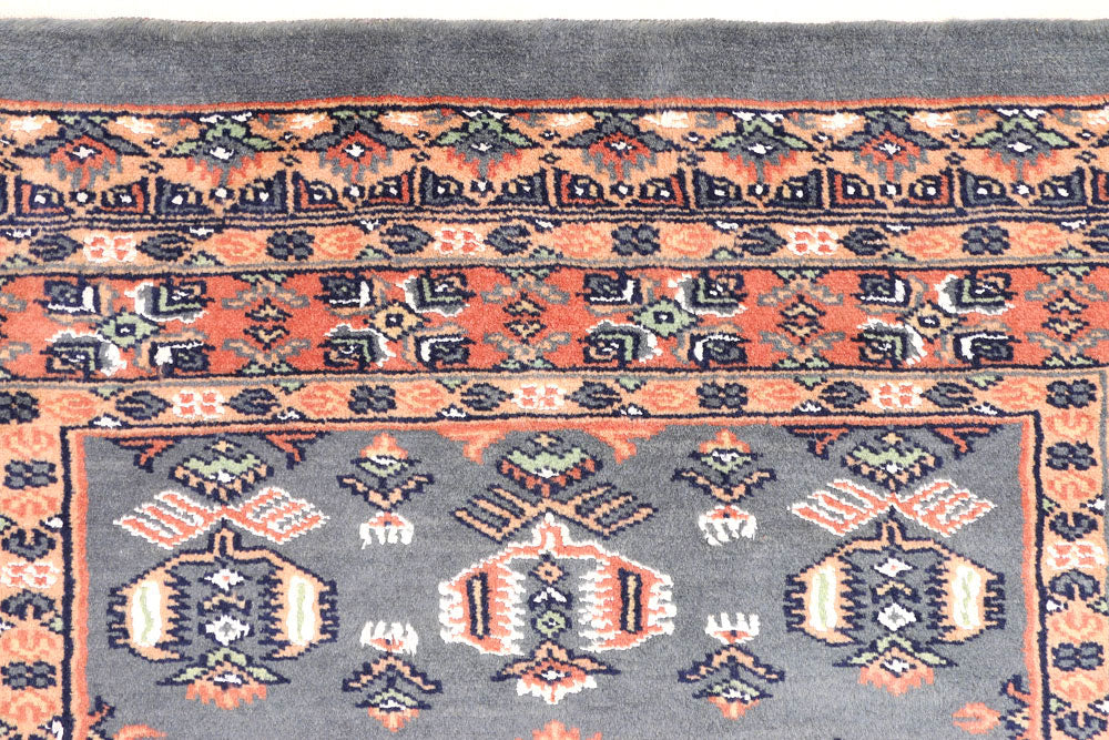 Light Slate Grey Caucasian 2' 7 x 8' 10 - No. 45419 - ALRUG Rug Store