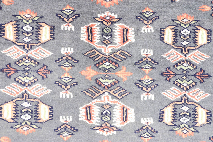 Light Slate Grey Caucasian 2' 7 x 8' 10 - No. 45419 - ALRUG Rug Store