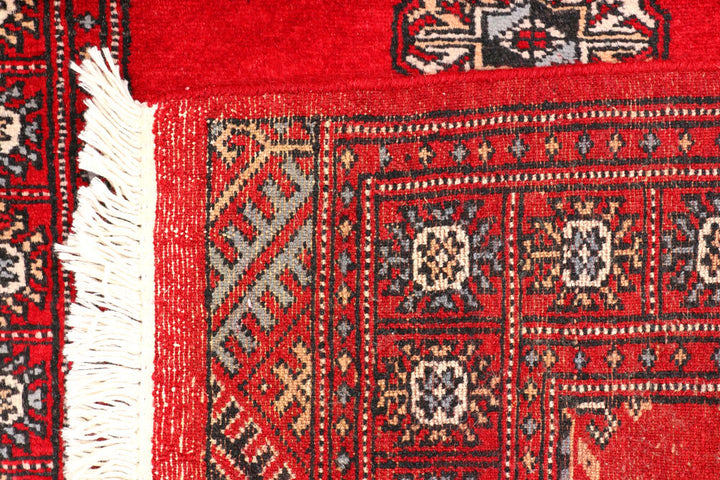 Dark Red Bokhara 2' 6 x 9' 4 - No. 45422 - ALRUG Rug Store