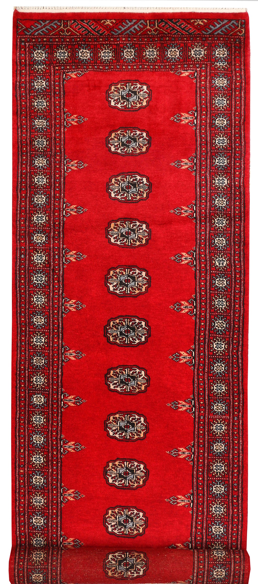 Dark Red Bokhara 2' 6 x 9' 4 - No. 45422 - ALRUG Rug Store