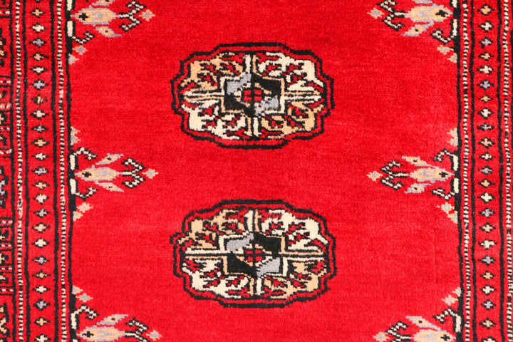 Red Bokhara 2' 6 x 8' 9 - No. 45424 - ALRUG Rug Store