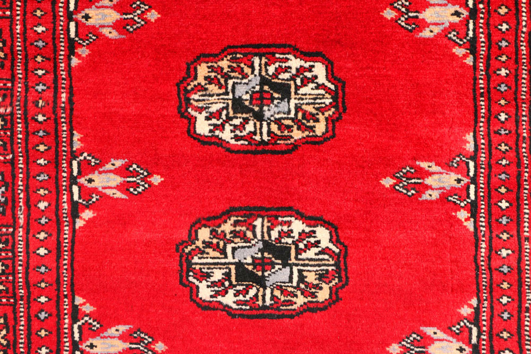 Red Bokhara 2'  6" x 8'  9" - No. QA57822