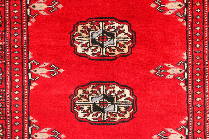 Red Bokhara 2'  6" x 8'  9" - No. QA57822