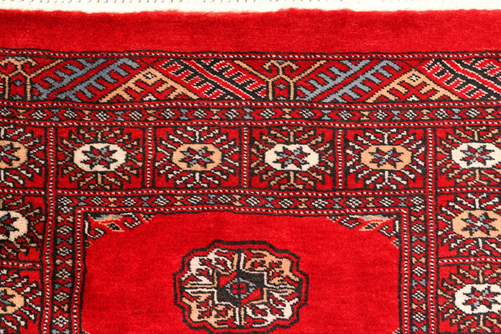 Red Bokhara 2' 7 x 8' 6 - No. 45426 - ALRUG Rug Store