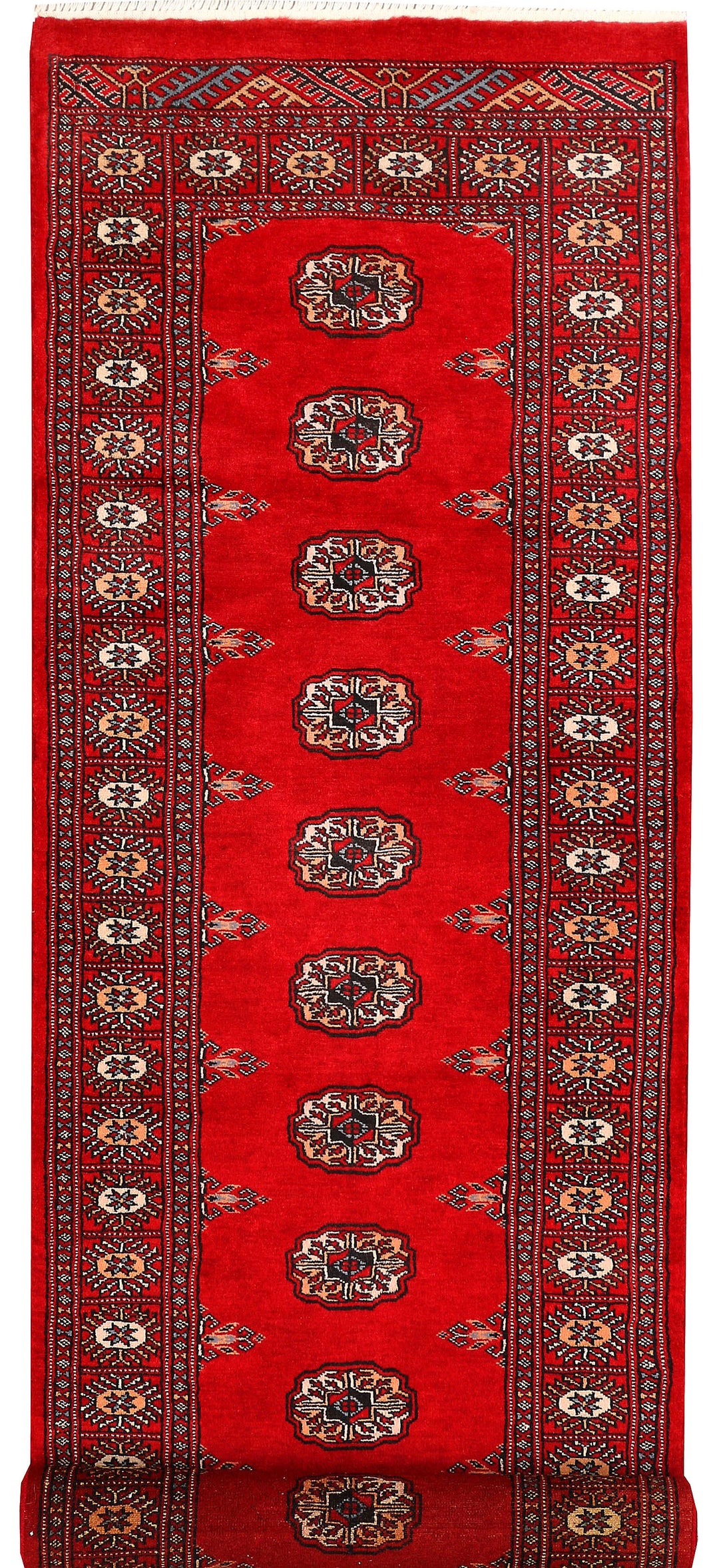Red Bokhara 2' 7 x 8' 6 - No. 45426 - ALRUG Rug Store