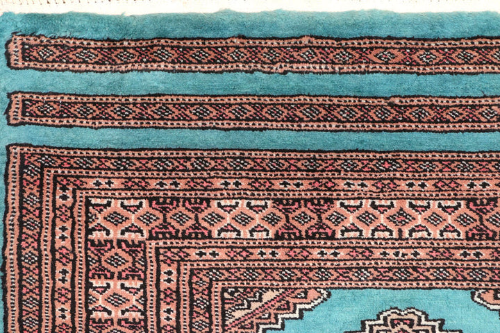 Dark Turquoise Jaldar 2' 7 x 8' 7 - No. 45427 - ALRUG Rug Store