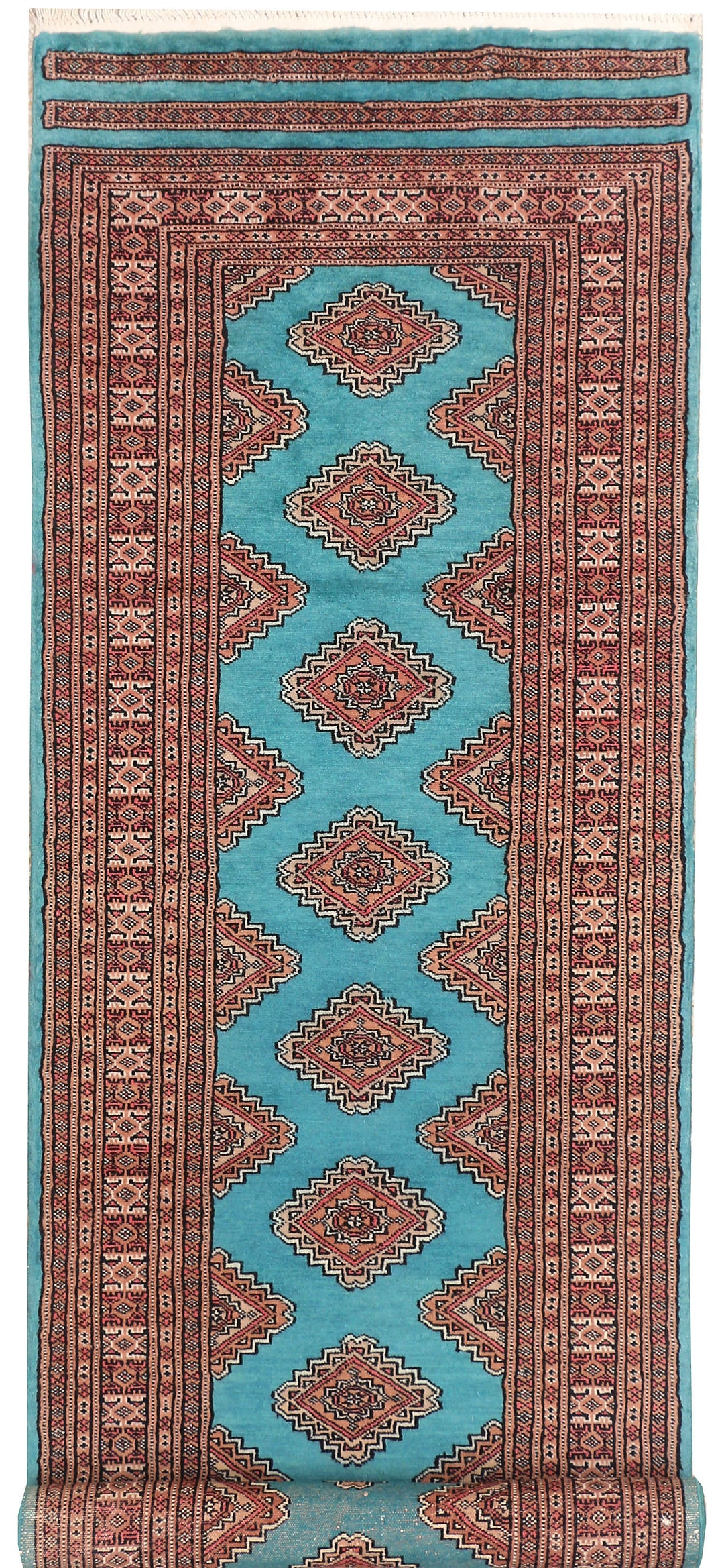 Dark Turquoise Jaldar 2' 7 x 8' 7 - No. 45427 - ALRUG Rug Store