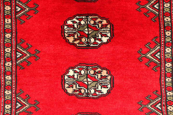 Dark Red Bokhara 2' 8 x 8' 6 - No. 45428 - ALRUG Rug Store