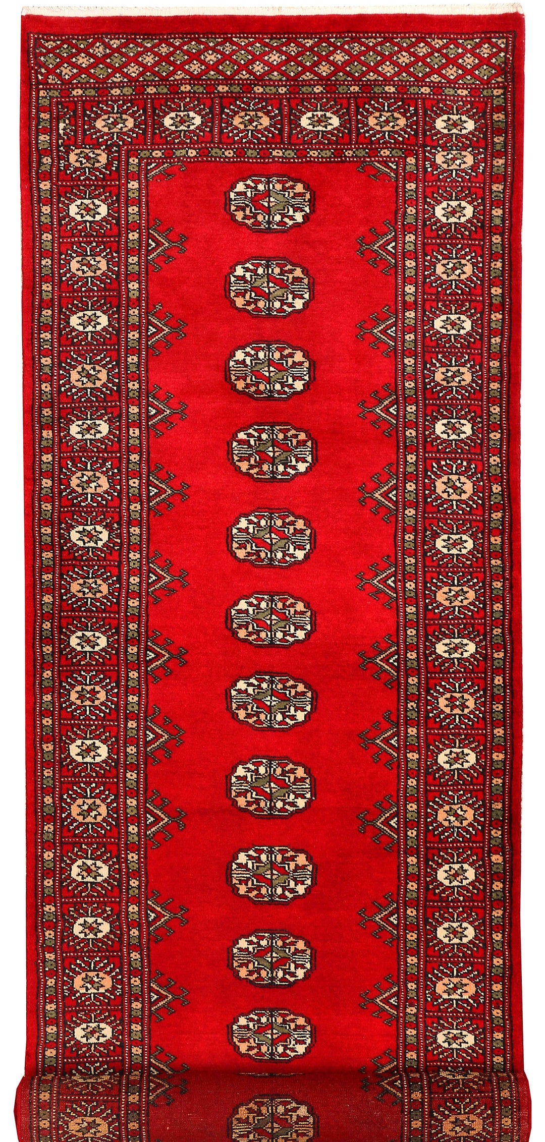 Dark Red Bokhara 2' 8 x 8' 6 - No. 45428 - ALRUG Rug Store