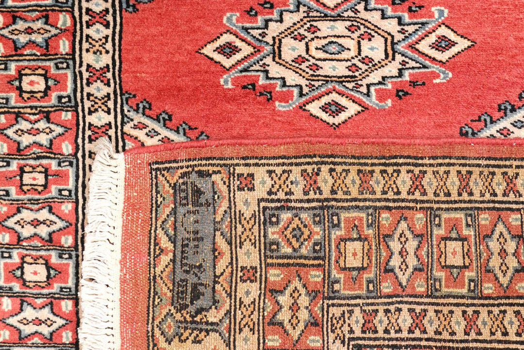 Indian Red Jaldar 2'  7" x 8'  8" - No. QA64605