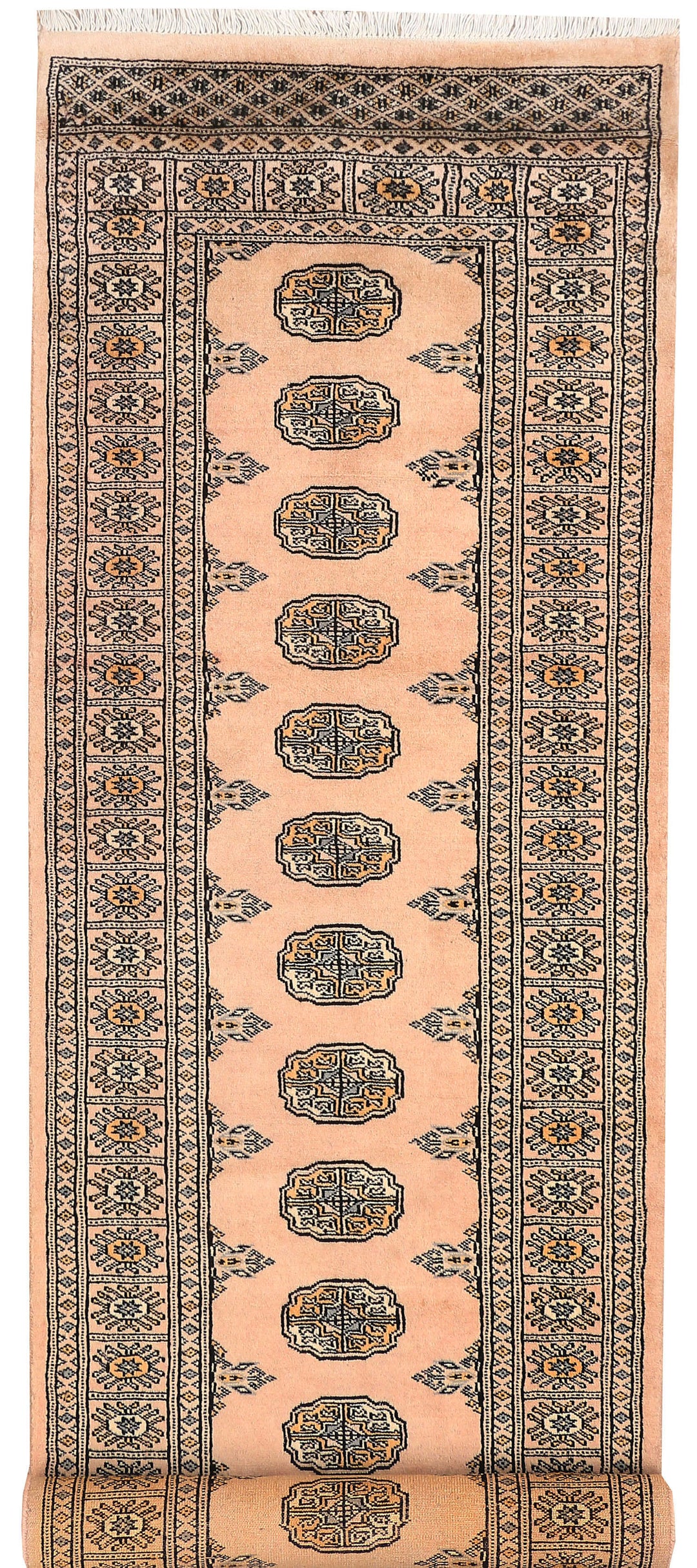 Navajo White Bokhara 2' 7 x 9' 2 - No. 45433 - ALRUG Rug Store