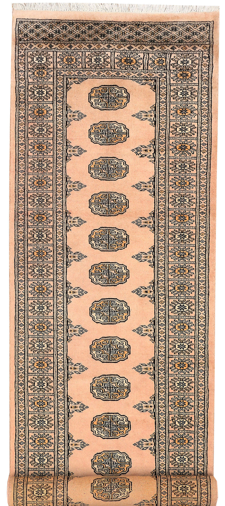 Navajo White Bokhara 2' 7 x 9' 2 - No. 45433 - ALRUG Rug Store