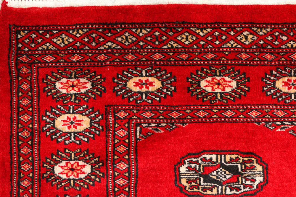 Dark Red Bokhara 2' 6 x 9' 9 - No. 45443 - ALRUG Rug Store