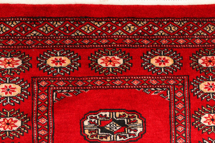 Dark Red Bokhara 2' 6 x 9' 9 - No. 45443 - ALRUG Rug Store