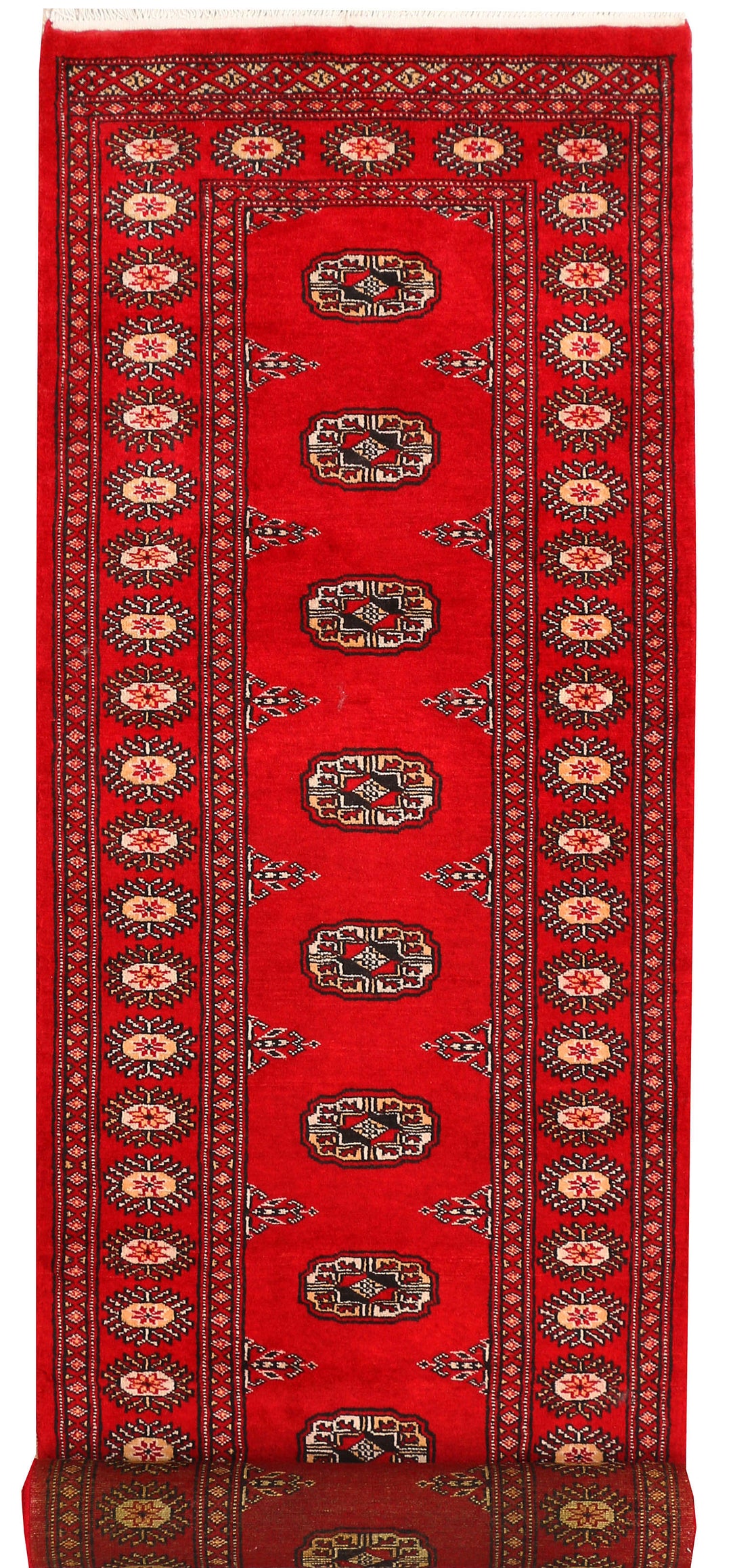 Dark Red Bokhara 2' 6 x 9' 9 - No. 45443 - ALRUG Rug Store