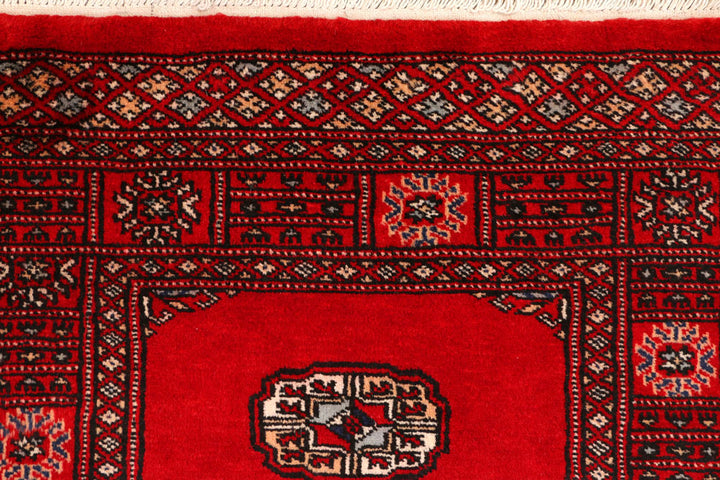 Red Bokhara 2' 7 x 10' 1 - No. 45449 - ALRUG Rug Store