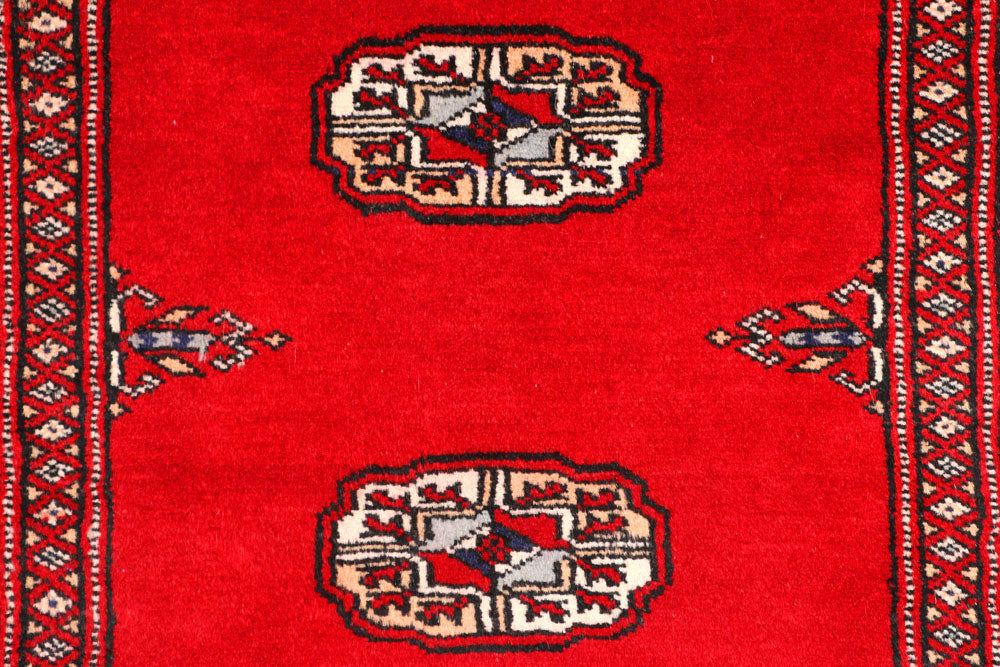 Red Bokhara 2' 7 x 10' 1 - No. 45449 - ALRUG Rug Store