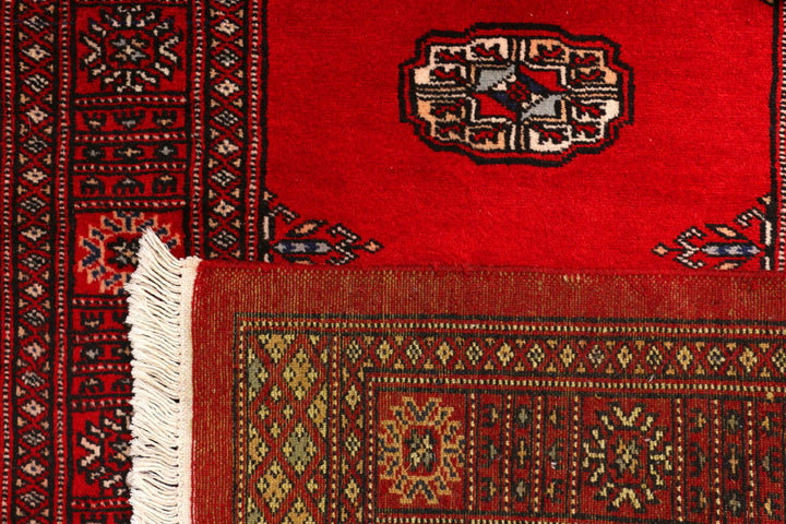 Red Bokhara 2' 7 x 10' 1 - No. 45449 - ALRUG Rug Store