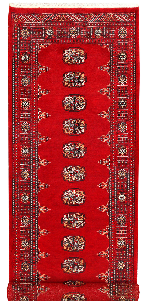 Red Bokhara 2' 8 x 9' 8 - No. 45452 - ALRUG Rug Store