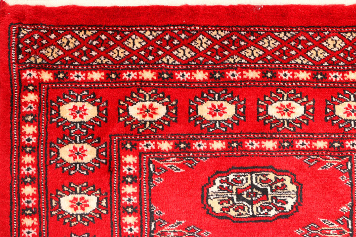Red Bokhara 2' 7 x 10' 1 - No. 45454 - ALRUG Rug Store