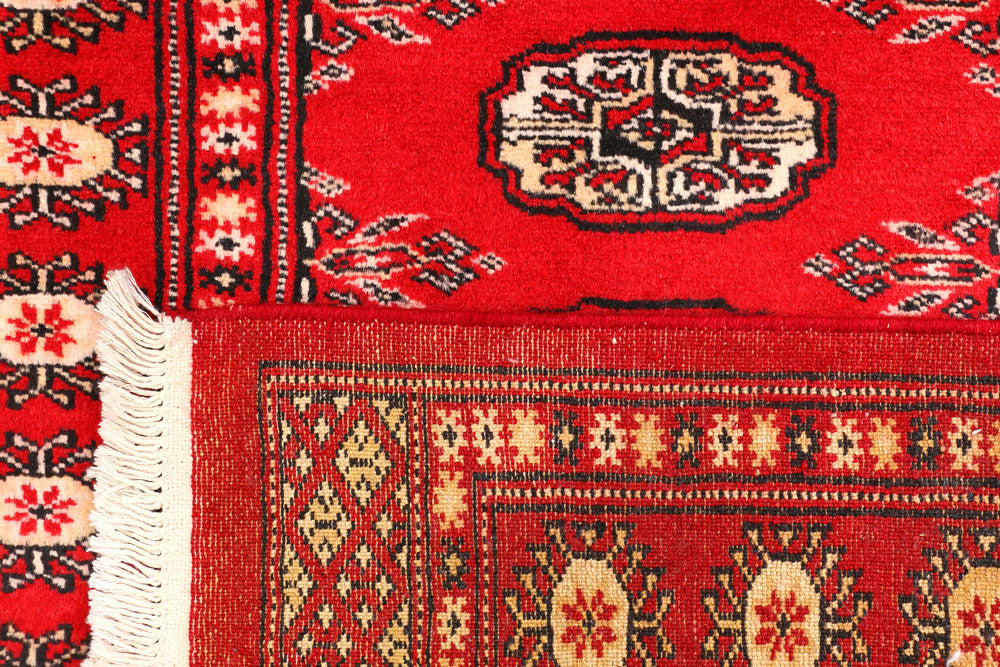 Red Bokhara 2' 7 x 10' 1 - No. 45454 - ALRUG Rug Store