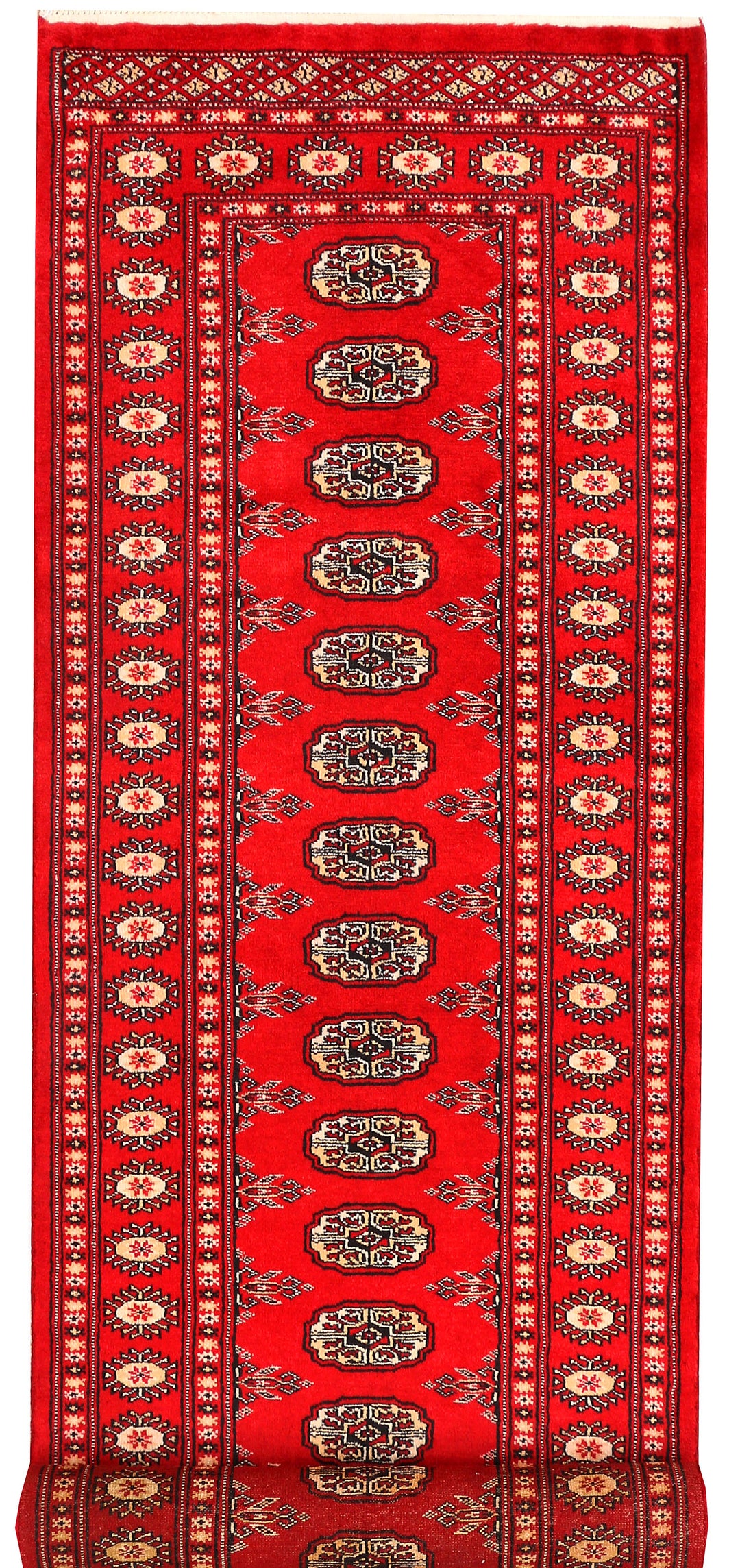 Red Bokhara 2' 7 x 10' 1 - No. 45454 - ALRUG Rug Store