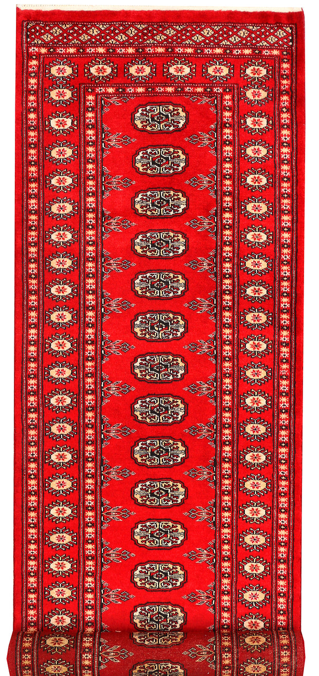 Red Bokhara 2' 7 x 10' 1 - No. 45454 - ALRUG Rug Store